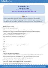 Đề thi học kì 2 Hóa 10 Kết nối tri thức - Đề 4